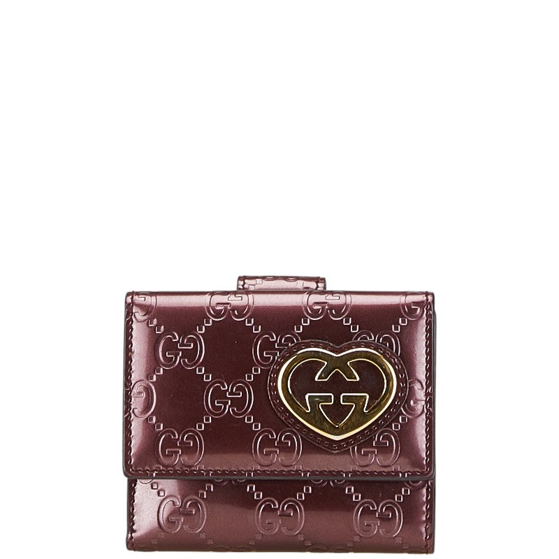 Gucci Guccissima Patent Leather Wallet