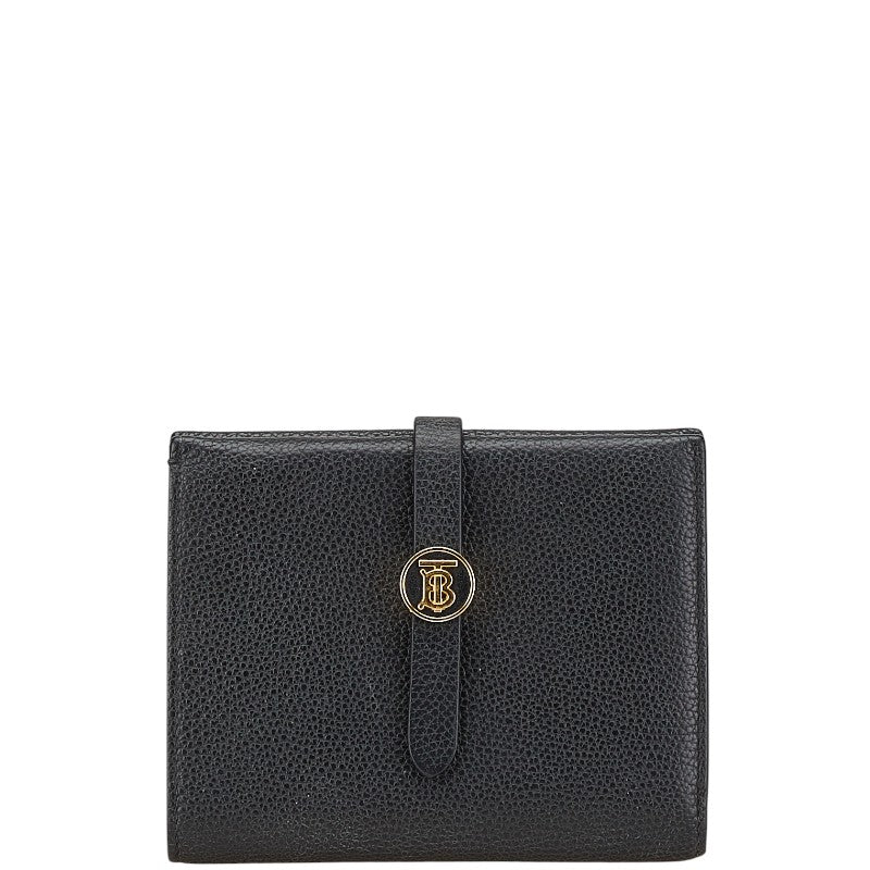 Burberry TB Logo Leather Bifold Wallet