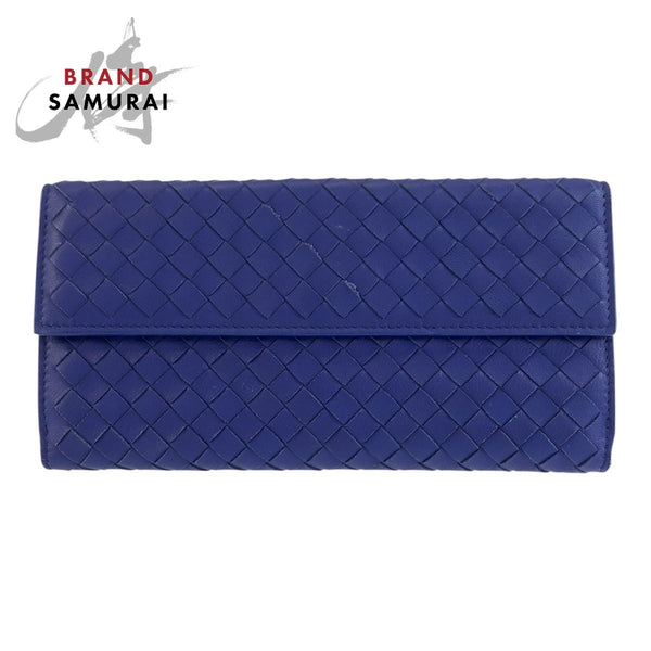 Bottega Veneta Intrecciato Leather Long Wallet