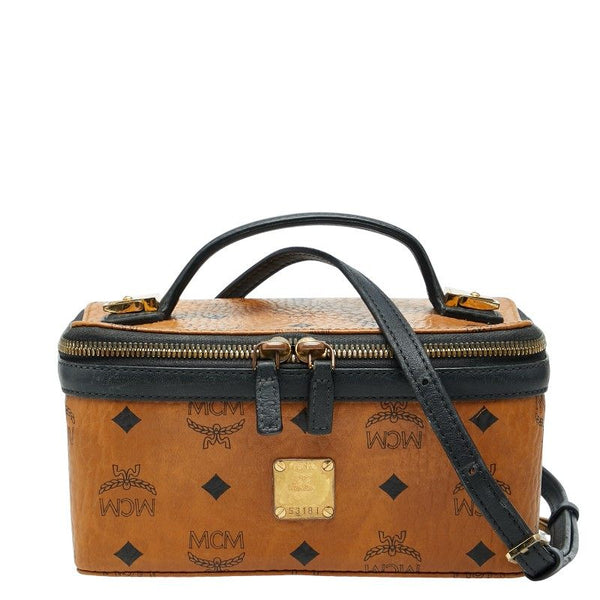 MCM Visetos Monogram 2way vanity bag