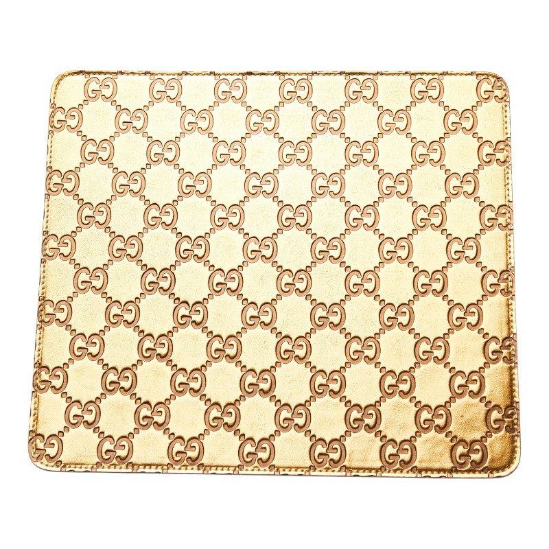 Gucci GG Logo Guccissima Leather Mouse Pad