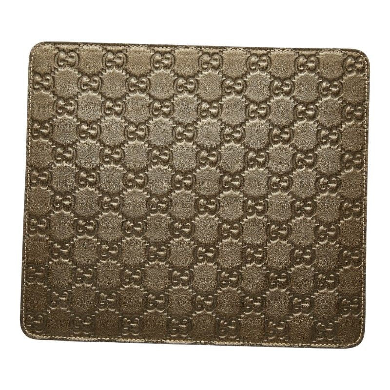 Gucci GG Logo Guccissima Leather Mouse Pad