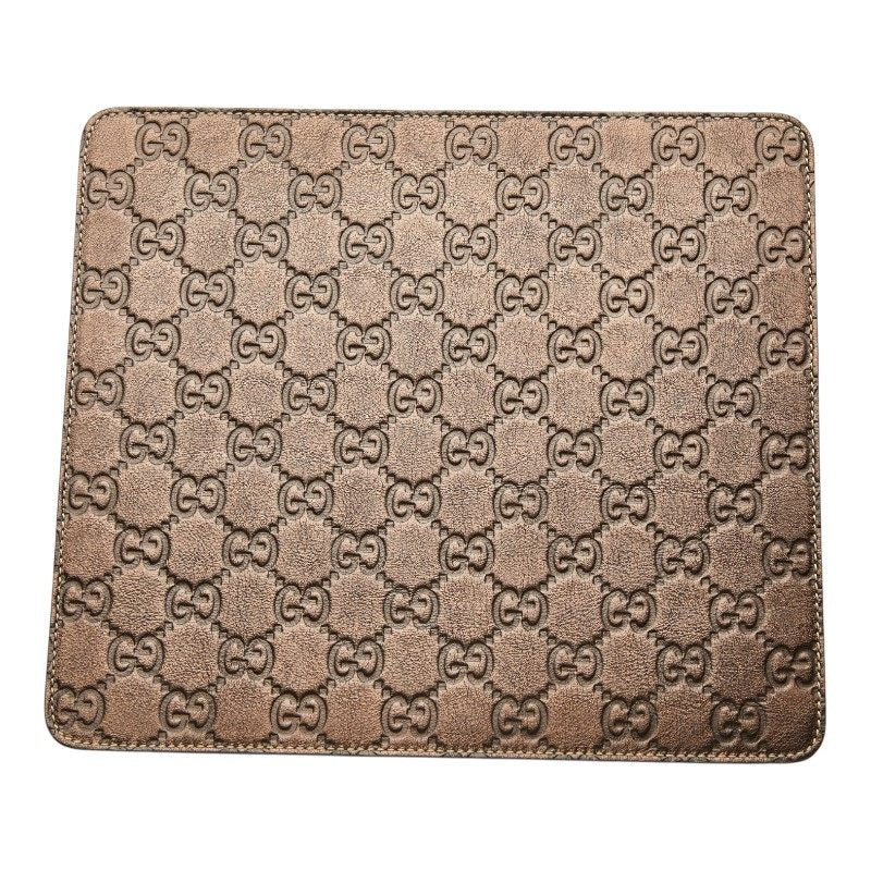 Gucci GG Logo Guccissima Leather Mouse Pad