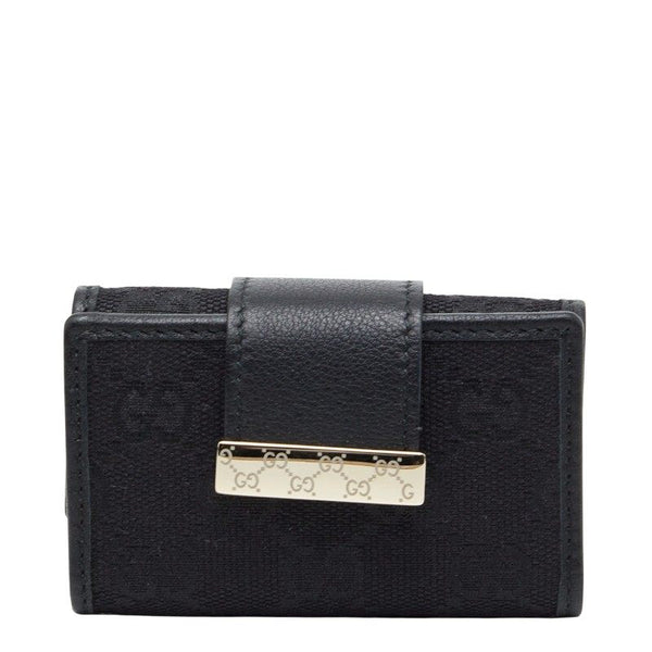 Gucci GG Canvas Leather Key Case