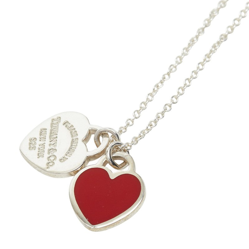 Tiffany & Co. Return to Tiffany Double Heart Tag SV925 Necklace