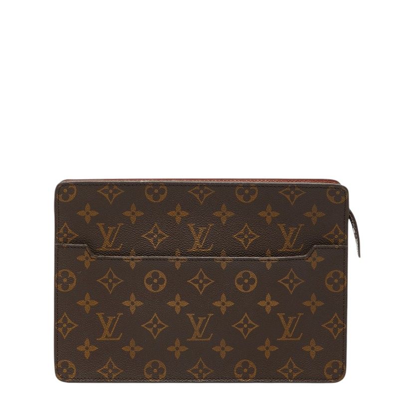 Louis Vuitton Pochette Homme Monogram Clutch Bag