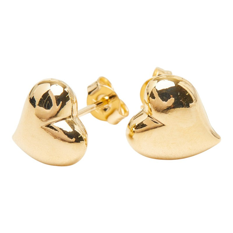 Au750 Heart Earrings