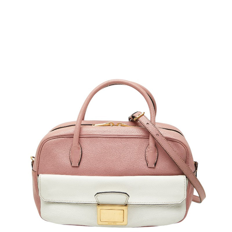 Miu Miu Madras Leather 2way Bag