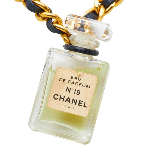 Chanel No.19 Perfume Bottle Pendant Necklace