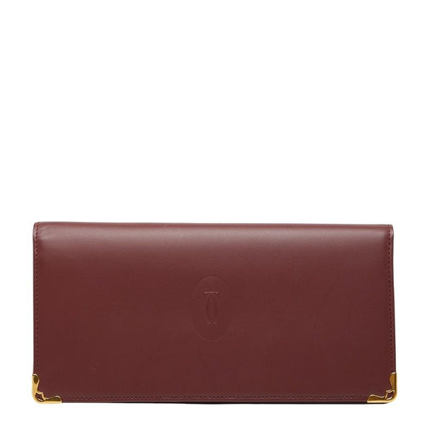 Cartier Must Line Leather Long Wallet