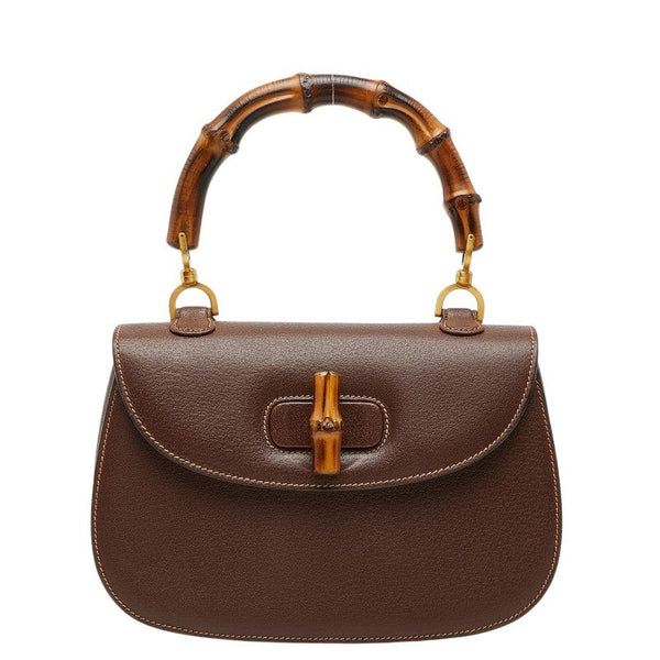 Gucci Bamboo Leather Handbag