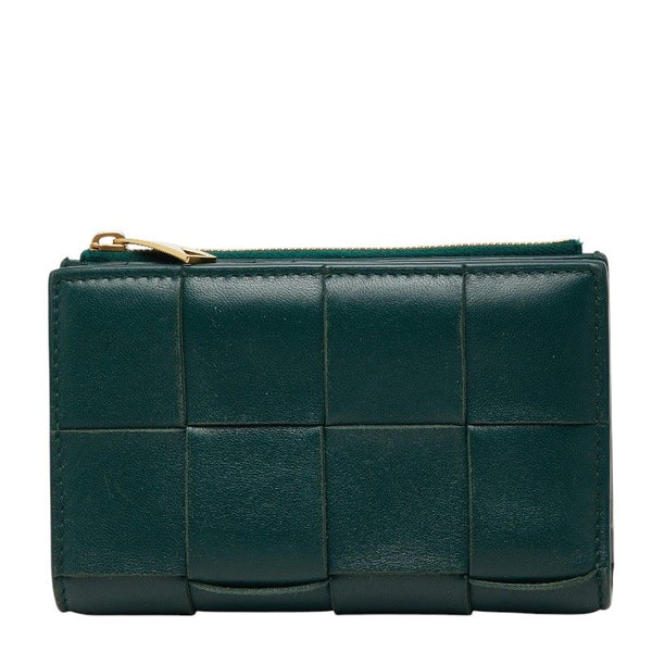 Bottega Veneta Maxi Intrecciato Cassette Leather Wallet