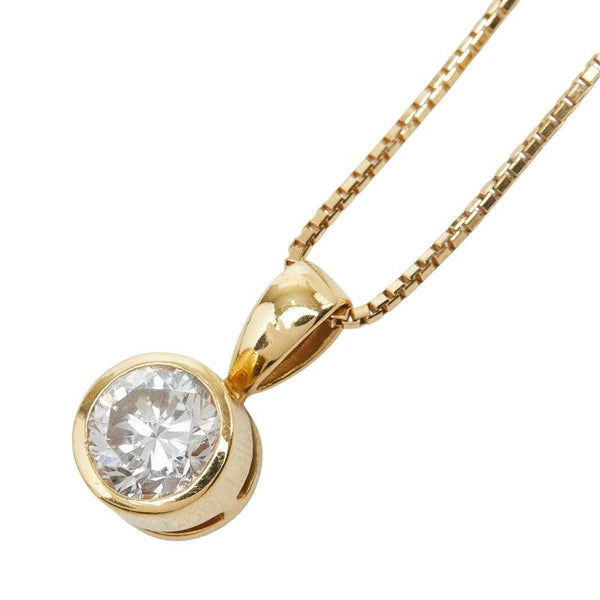 Au750 Diamond Pendant Necklace