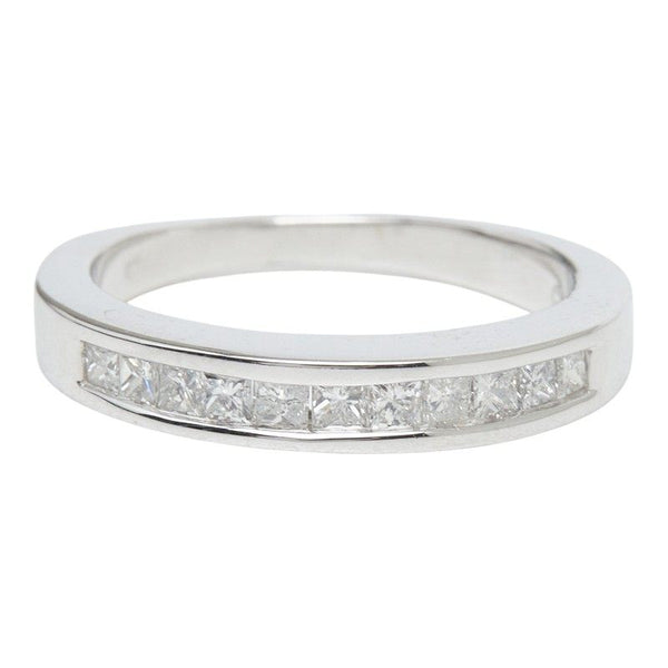 Au585 White Gold Diamond Ring