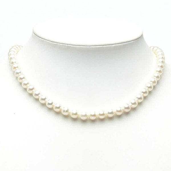 SV925 Akoya Pearl Silver Necklace