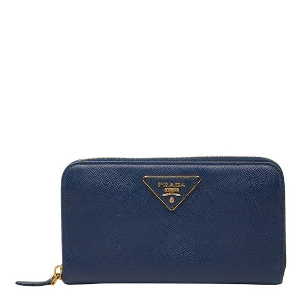 Prada Saffiano Long Zipped Wallet