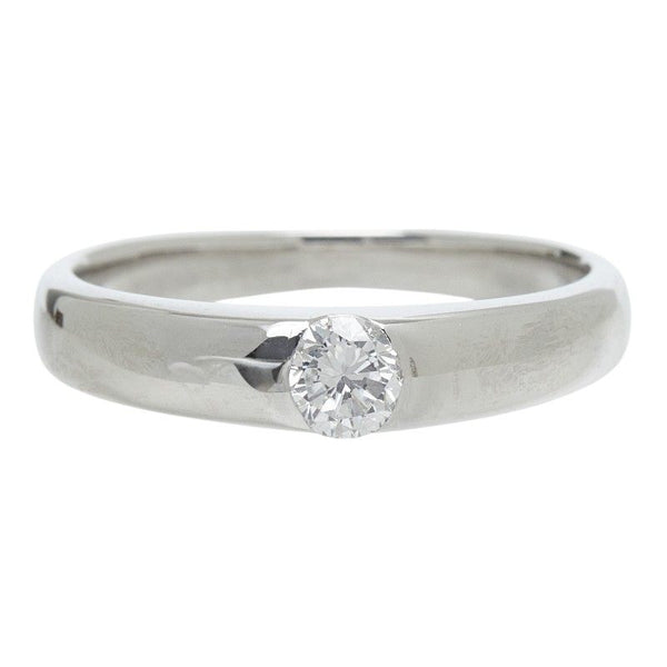 Pt900 Platinum Diamond Ring