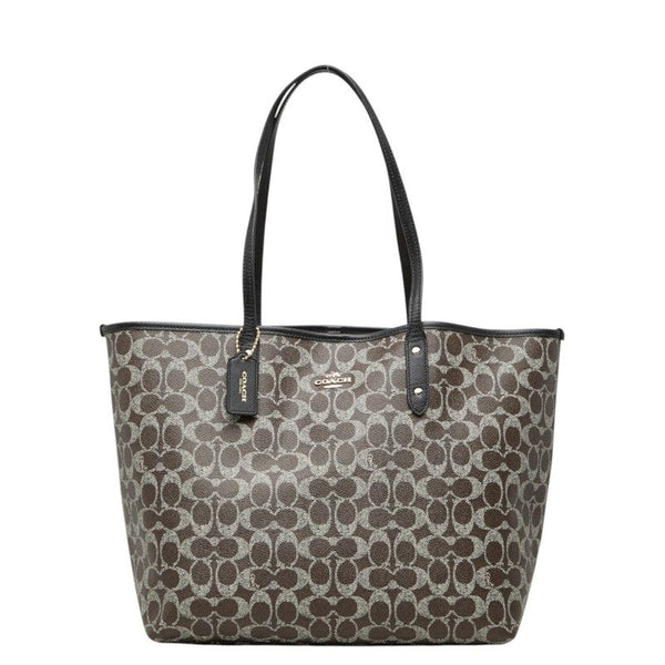 COACH Signature PVC Leather Tote Bag