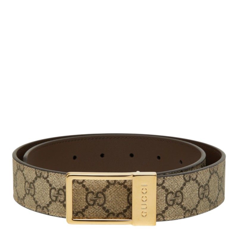 Gucci GG Supreme PVC Leather Belt