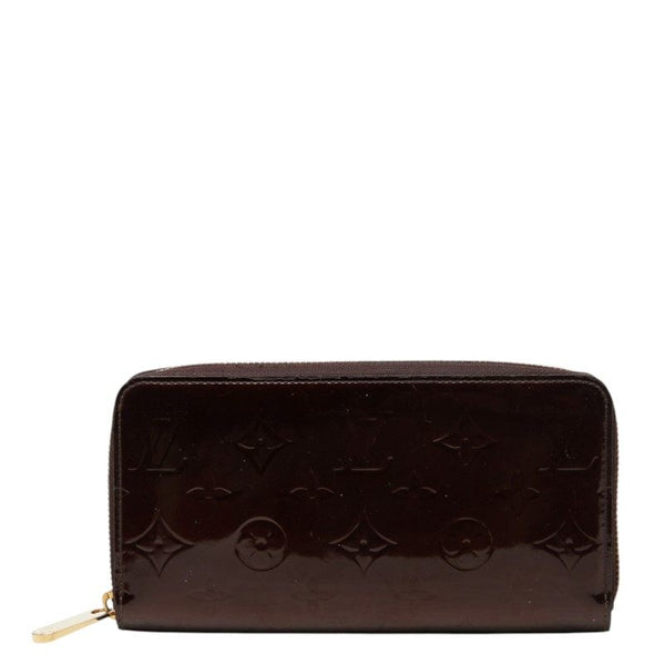 Louis Vuitton Monogram Vernis Long Zip Wallet