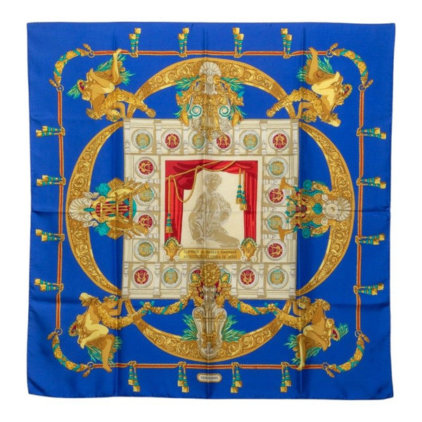 Hermes HOMMAGE A CHARLES GARNIER Silk Scarf