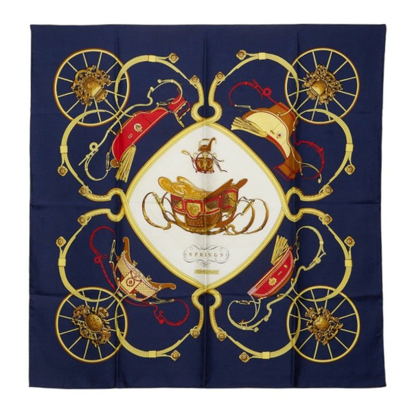Hermes Carre90 SPRINGS Silk Scarf