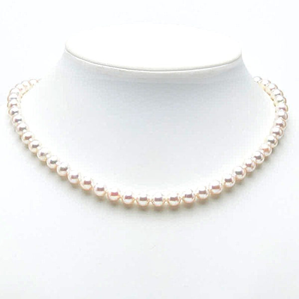 SV925 Silver Akoya Pearl Necklace