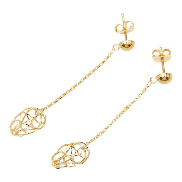 UNOAERRE Au750 Long Earrings