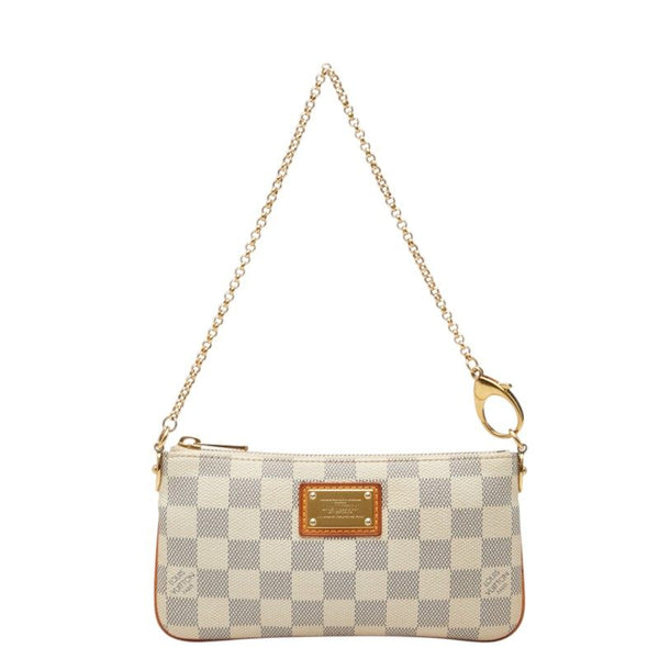 Louis Vuitton Pochette Milla MM Damier Azur Clutch