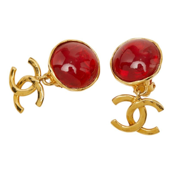 Chanel Coco Mark Gripoix Earrings