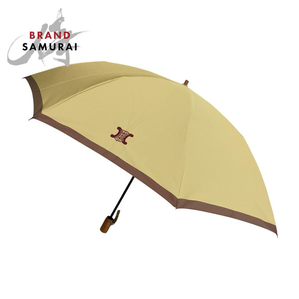 Celine Triomphe Fabric Metal Umbrella