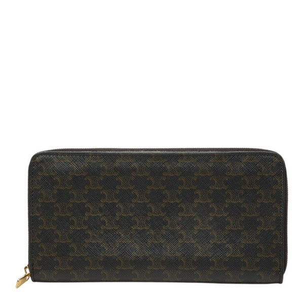 CELINE Triomphe PVC Long Wallet