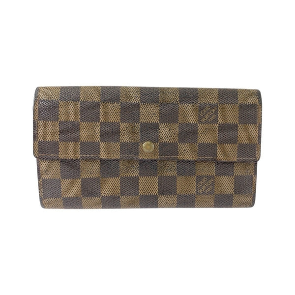 Louis Vuitton Pochette Porte Monnaie Credit Damier Long Wallet