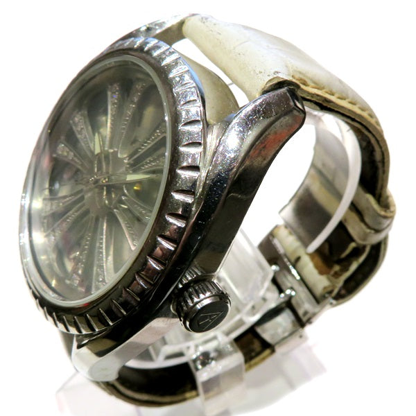 Spinner 1 Quartz Watch Stainless Steel Leather