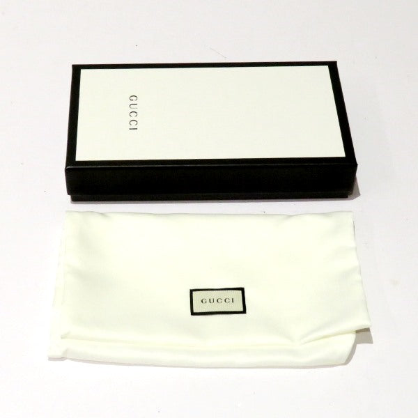 Gucci Leather Zip Around Wallet 473928 in Good Condition