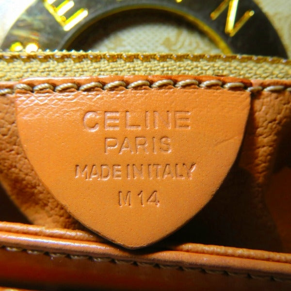 Celine Macadam Circle Logo Old Shoulder Bag in Good Condition