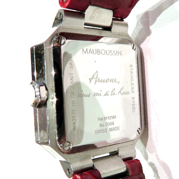 Mauboussin Amour Le Jour Se Reve Quartz Watch 9112101 in Good Condition