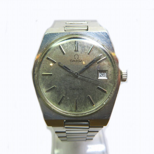 Omega Geneve Date Hand-Winding Vintage Men's Watch in Fair Condition