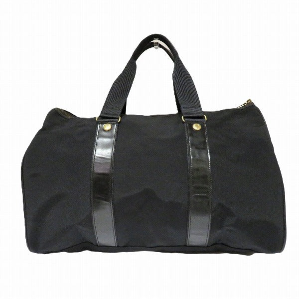 Moschino Nylon Black Boston Travel Bag