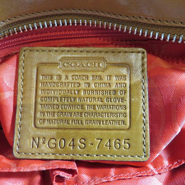 Coach Leather Handbag G04S-7465