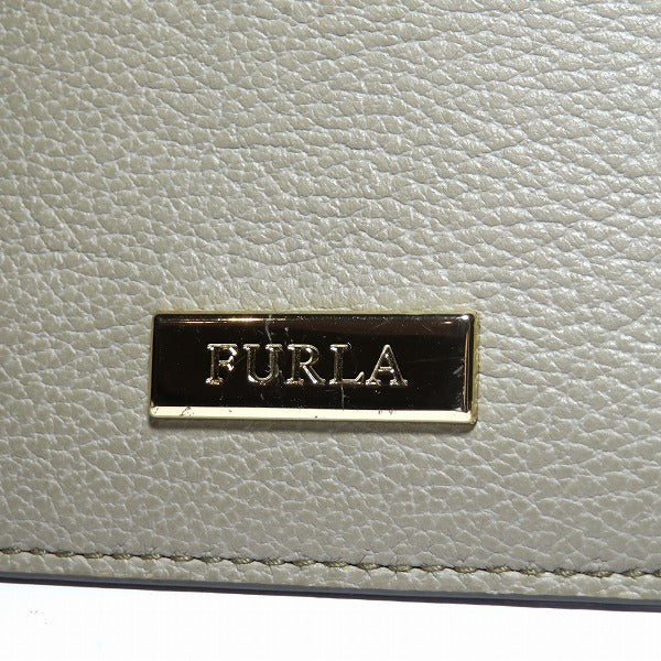 Furla Linda Leather Badge Holder Card Case