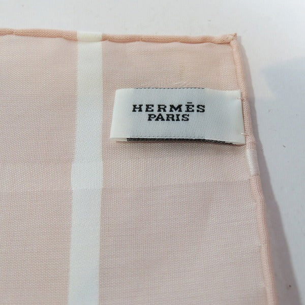 Hermes H Pattern Cotton Handkerchief