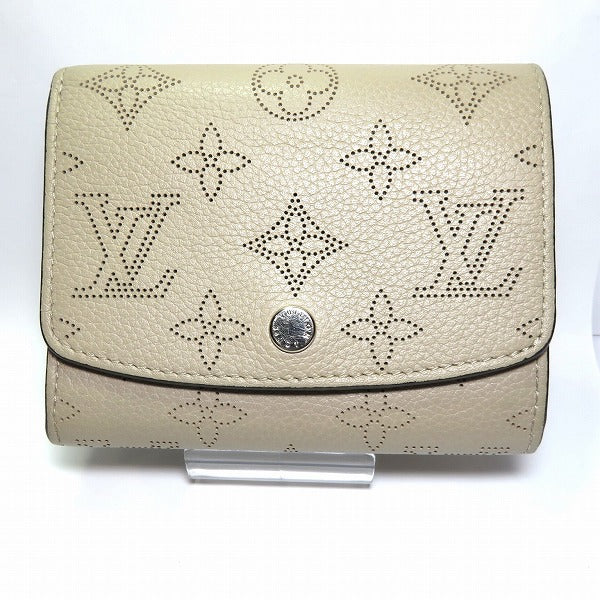 Louis Vuitton Monogram Mahina Leather Compact Wallet M62542