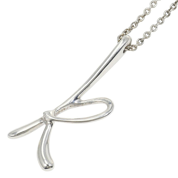 Tiffany & Co. Letter Silver Necklace