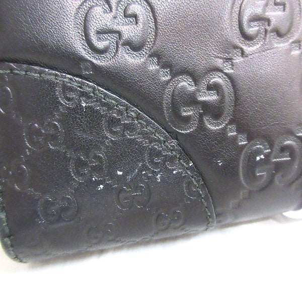 Gucci Leather Shima Line Wallet 323397 in Good Condition