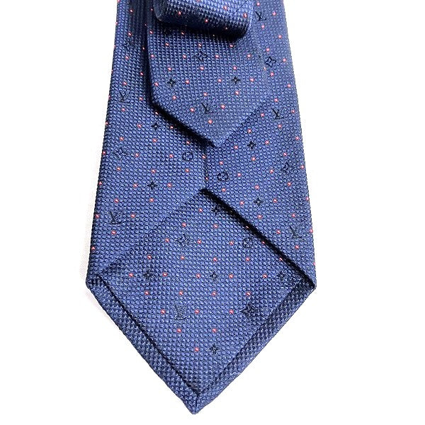 Louis Vuitton Silk 100% Cravat Micro Dots Tie M75940 in Good Condition