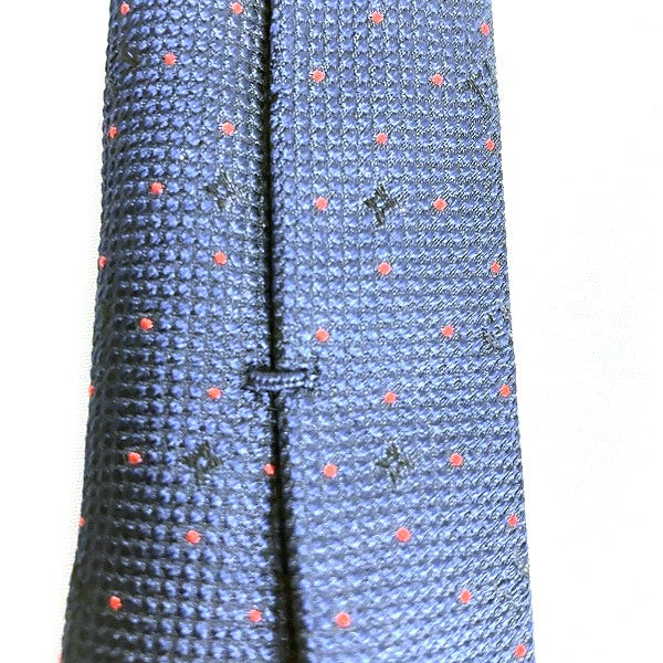 Louis Vuitton Silk 100% Cravat Micro Dots Tie M75940 in Good Condition