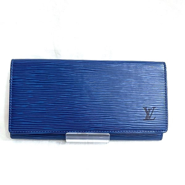 Louis Vuitton Epi Leather Long Wallet M63535 in Fair Condition