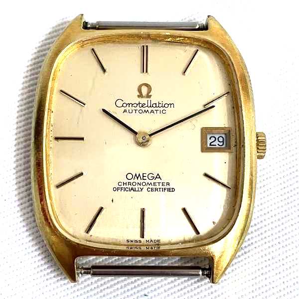 Omega Constellation 154.758 Automatic Gold Dial Watch in Fair Condition