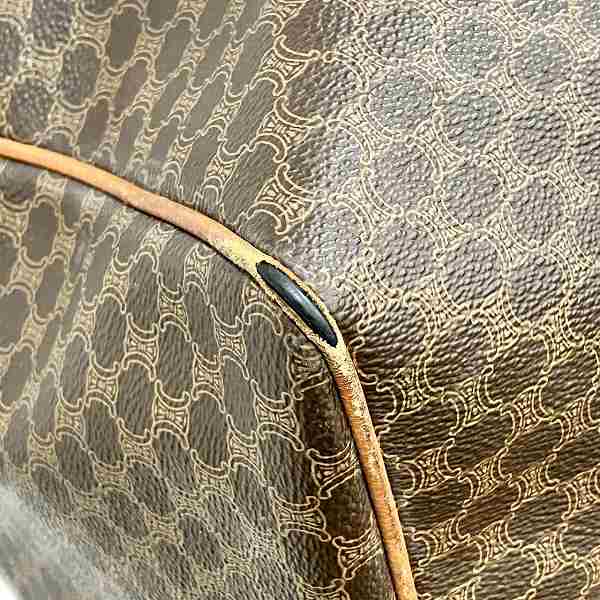 Celine Macadam PVC Leather Boston Bag MO8 Travel Bag in Good Condition